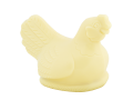 Moulage de Pâques poule chocolat blanc