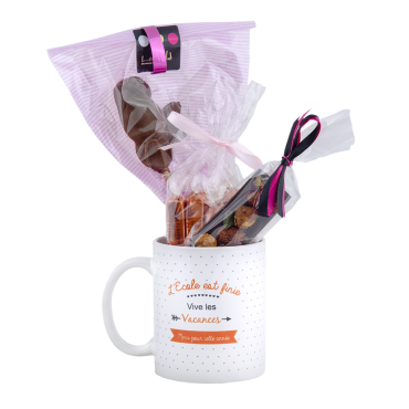 Tasse gourmande " L'école est fini" Tasse gourmande " L'école est fini"