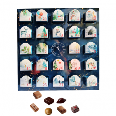 Calendrier de l’Avent "Horloge de Noël"