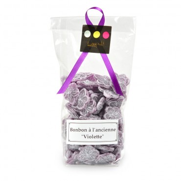 Bonbons à l’ancienne à la violette