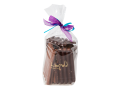 Sachet chocolats noirs et laits Grands Crus à la casse, Natures et Incrustés 400g