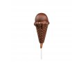 sucette chocolat noir cornet de glace