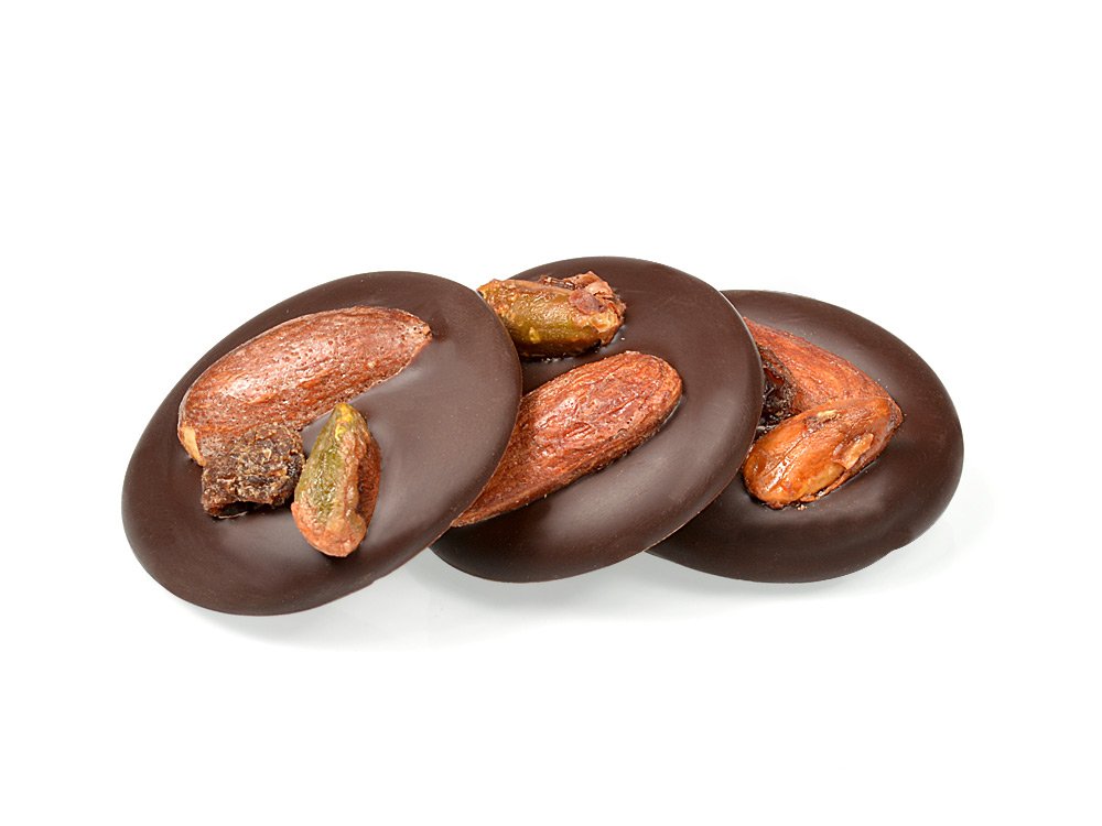 Sachet mendiants chocolat noir Grand Cru