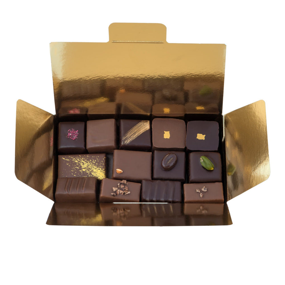 Ballotin de chocolat taille 1 ouvert