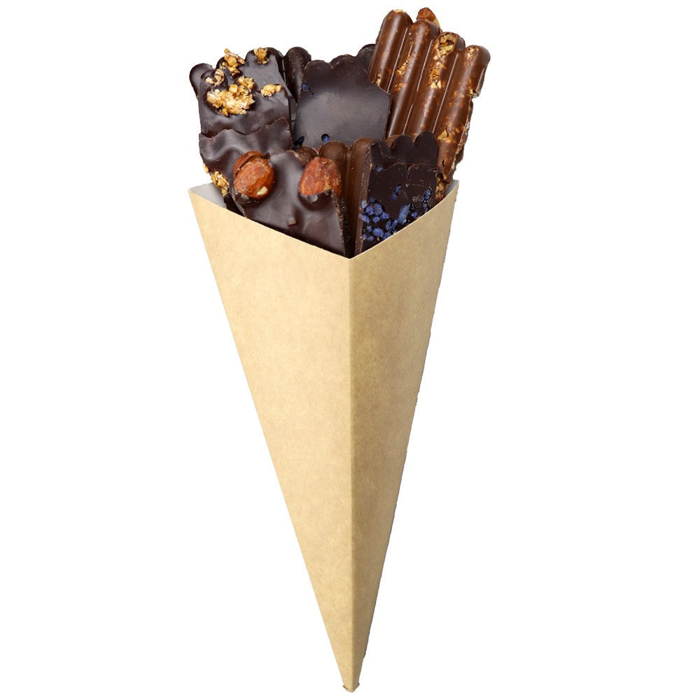 Cône chocolats à offrir assortis