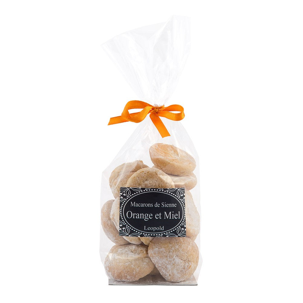 Sachet macarons de Sienne à "l'orange et au miel"