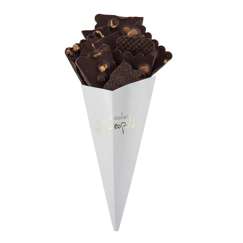 Cône chocolats à offrir chocolats noirs